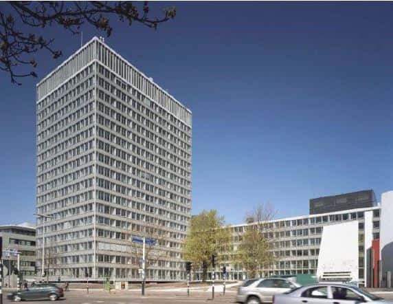 Gebouw van de NEa aan de Koningskade 4 te Den Haag