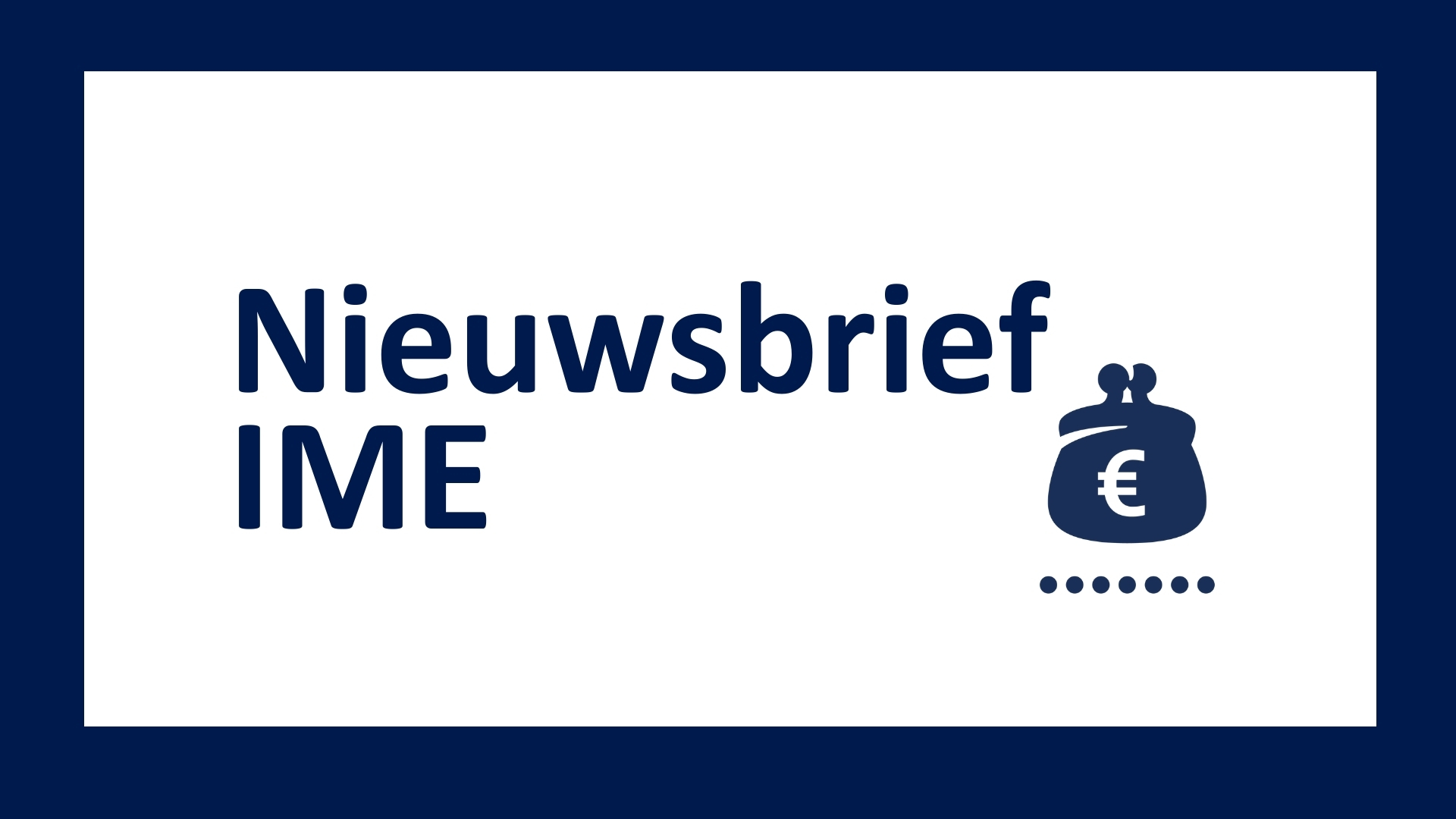 Nieuwsbrief IME